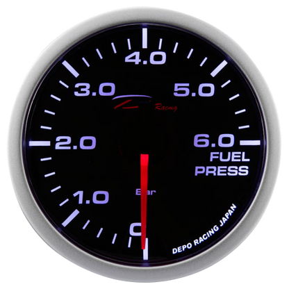 Depo Fuel Pressure Gauge - WA Series - 52mm